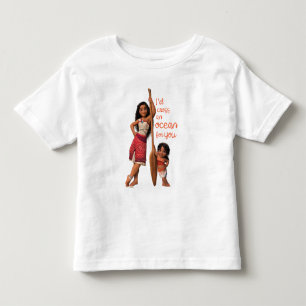 T-shirt Pour Les Tous Petits Moana & Simea: Je traverserais un océan pour toi