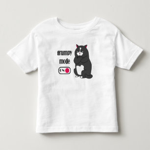 T-shirt Pour Les Tous Petits Mode grumeux sur drôle de gros chat
