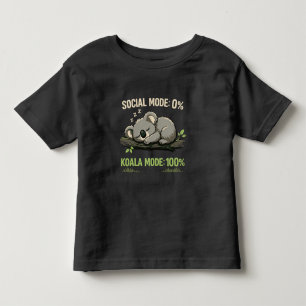 T-shirt Pour Les Tous Petits Mode Koala Introvert Drôle