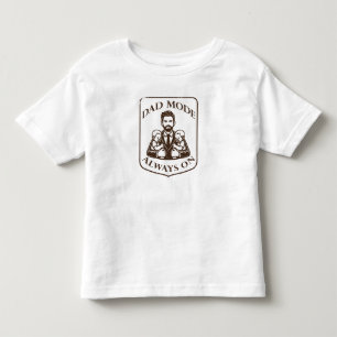 T-shirt Pour Les Tous Petits Mode père : Toujours activé