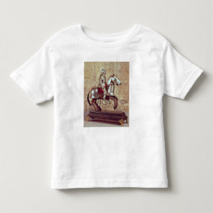 T-shirt Pour Les Tous Petits Modèle d'un cheval et d'un cavalier bardés, c.16