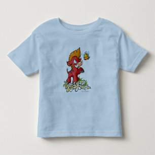 T-shirt Pour Les Tous Petits Moehog rouge et bourdonnement