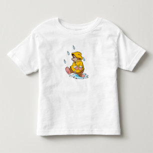 T-shirt Pour Les Tous Petits Mole à la pluie avec Raindrops