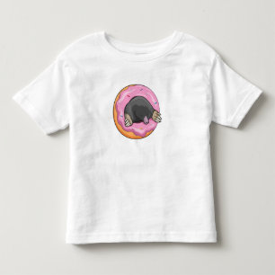 T-shirt Pour Les Tous Petits Mole avec Donut