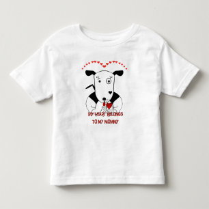 T-shirt Pour Les Tous Petits Mon coeur appartient à ma maman