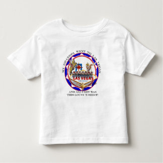 T-shirt Pour Les Tous Petits Mon grand-père est allé à Las Vegas.....