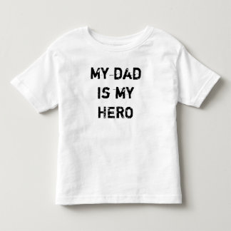 T-shirt Pour Les Tous Petits Mon papa est mon HÉROS