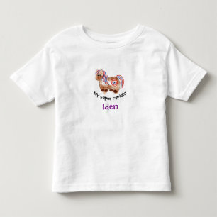 T-shirt Pour Les Tous Petits Mon poney superbe de capitaine