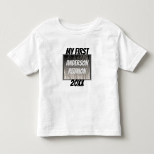 T-shirt Pour Les Tous Petits Mon premier événement Reunion Silver Stripes