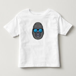 T-shirt Pour Les Tous Petits Monkey with Sunglasses