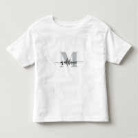 Monogramme Elegant Blanc Noir