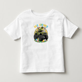 T-shirt Pour Les Tous Petits Monster Dino Truck Easter Adventure