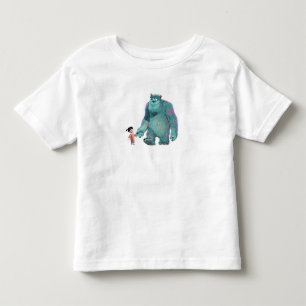 T-shirt Pour Les Tous Petits Monsters Inc. Boo And Sulley walking