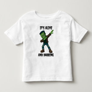 T-shirt Pour Les Tous Petits Monstre pointu est vivant et dabs pour Halloween