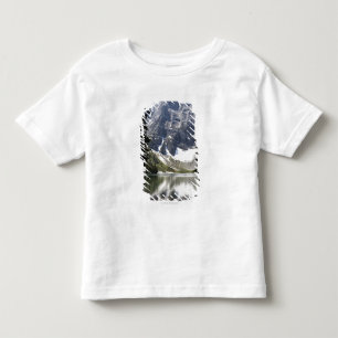 T-shirt Pour Les Tous Petits Montagne se reflétante de lac mountain encadrée