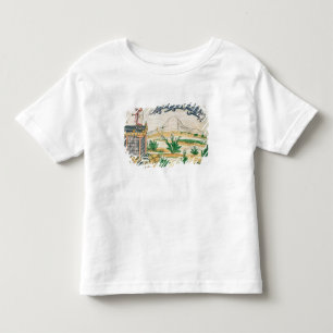 T-shirt Pour Les Tous Petits Montezuma II observant une comète, 1579
