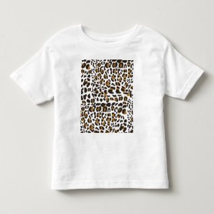 T-shirt Pour Les Tous Petits Motif Poster de animal Leopard Jaguar