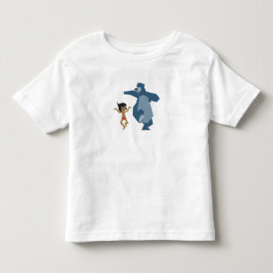 T-shirt Pour Les Tous Petits Mowgli et Baloo Disney du livre de la jungle