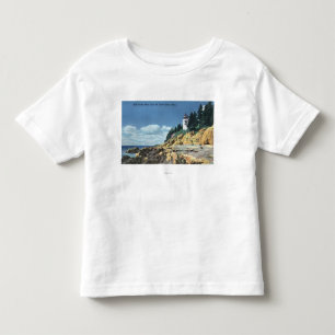 T-shirt Pour Les Tous Petits Mt. L'Île déserte, phare bas de tête de port