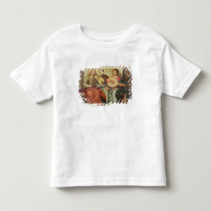 T-shirt Pour Les Tous Petits Musiciens d'ange de la peinture de la Vierge et