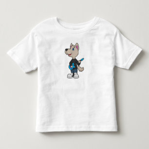 T-shirt Pour Les Tous Petits Musique de guitare musicienne de chien