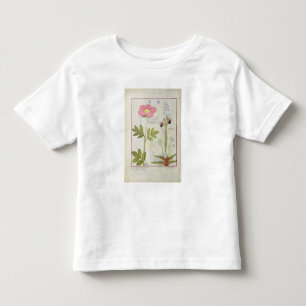 T-shirt Pour Les Tous Petits Myanthos de Paeonia ou pivoine, et d'Orchis