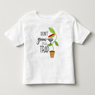 T-shirt Pour Les Tous Petits ne grandissez pas c'est un piège drôle Vénus pi