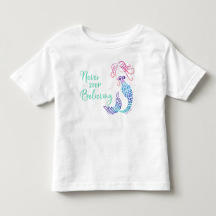 T-shirt Pour Les Tous Petits Ne jamais cesser de croire