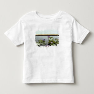 T-shirt Pour Les Tous Petits Nénuphars dans l'étang par l'océan