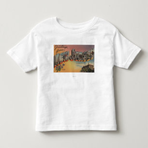 T-shirt Pour Les Tous Petits New Jersey (capitale de l'État/fleur)