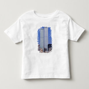 T-shirt Pour Les Tous Petits New York, USA. Tours jumelles du célèbre monde