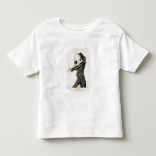 T-shirt Pour Les Tous Petits Niccolo Paganini (1782-1840) jouant le violon, 1