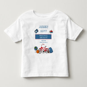 T-shirt Pour Les Tous Petits Nom du diplôme d'études préscolaires   Année   Tod