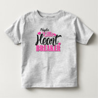 NOM Personnalisé Pink Little Heart Breaker
