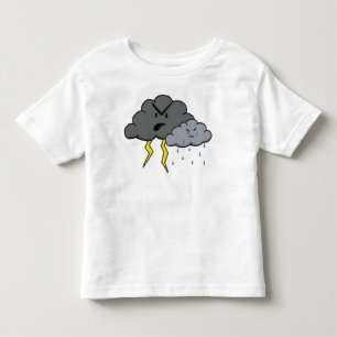 T-shirt Pour Les Tous Petits Nuage fâché