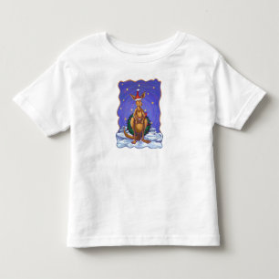 T-shirt Pour Les Tous Petits Nuit étoilée de Noël Kangaroo