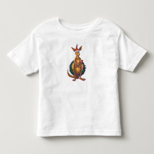 T-shirt Pour Les Tous Petits Nuit étoilée de Noël Kangaroo