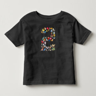 T-shirt Pour Les Tous Petits Numéro 2 Oiseaux Thème Enfant de 2 ans