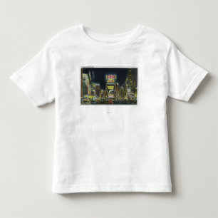 T-shirt Pour Les Tous Petits NYC, nouveau YorkView de Times Square la nuit # 2