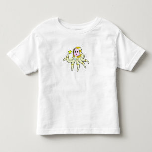 T-shirt Pour Les Tous Petits Octopus comme plongeur avec étoile