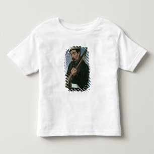 T-shirt Pour Les Tous Petits Officier non militaire tenant son fusil