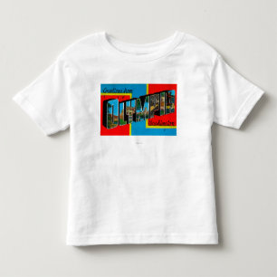 T-shirt Pour Les Tous Petits Olympia, Washington - grandes scènes 2 de lettre