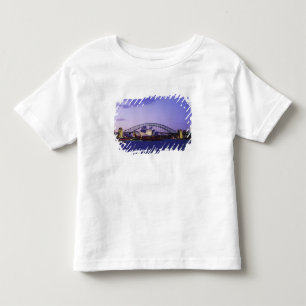 T-shirt Pour Les Tous Petits Opéra de Sydney et Harbour, Nouvelle-Galles du Sud
