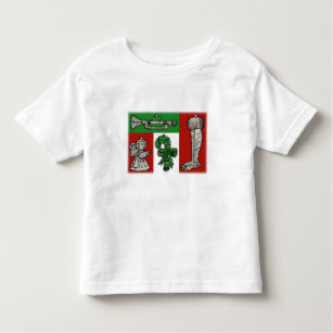 T-shirt Pour Les Tous Petits Ornements de Noël vintage