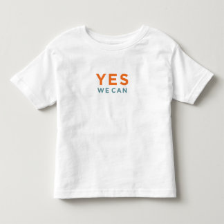 T-shirt Pour Les Tous Petits Oui nous pouvons + Portrait d'Obama (2-sided)