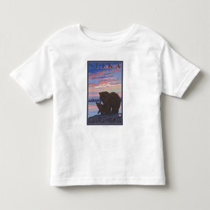 T-shirt Pour Les Tous Petits Ours et CUB - Sitka, Alaska