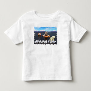 T-shirt Pour Les Tous Petits Ours polaires - Sinking Fast