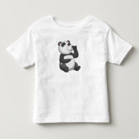 Panda avec Tea Cup