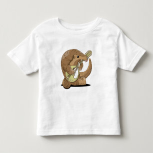 T-shirt Pour Les Tous Petits Pangolin joue de la mandoline