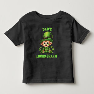 T-shirt Pour Les Tous Petits Papa a Lucky Charm Baby
